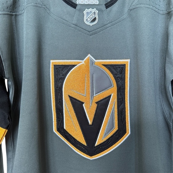 Vegas Golden Knights Adidas Hockey Jersey Marchessault #81 Size S/M Gray NHL - Picture 7 of 12